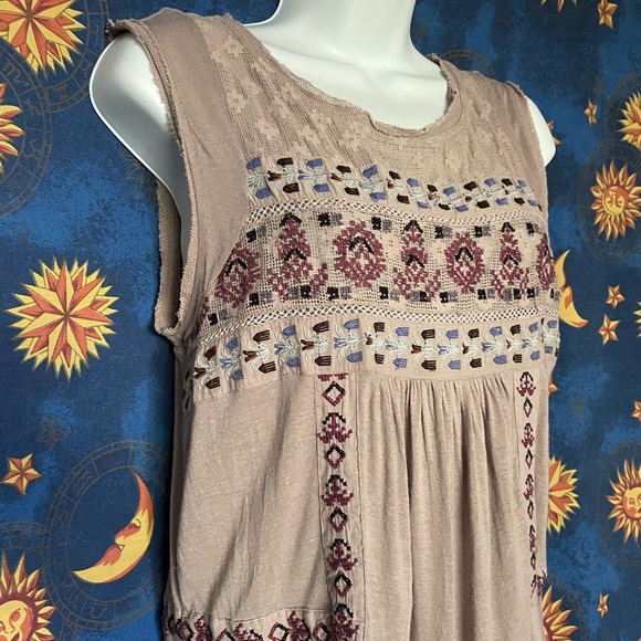 Free People flowy bohochic tank - Picture 3 of 12